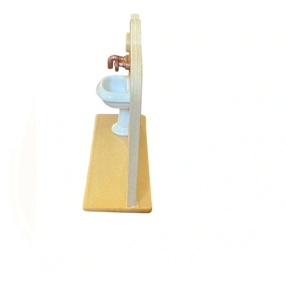 Sylvanian Families Calico Critters Dollhouse Bathroom Sink Wall Vanity‎ Replace
